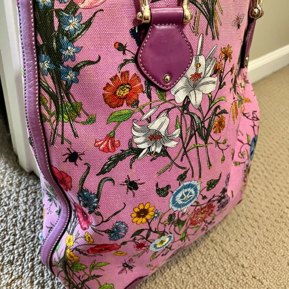 Gucci floral large canvas tote - Picture 4 of 16